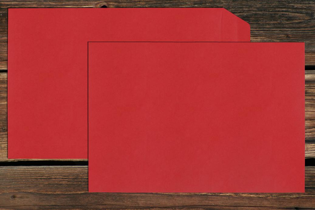 Versandtaschen 220x312 mm Nassklebend Rosenrot 120 g/qm